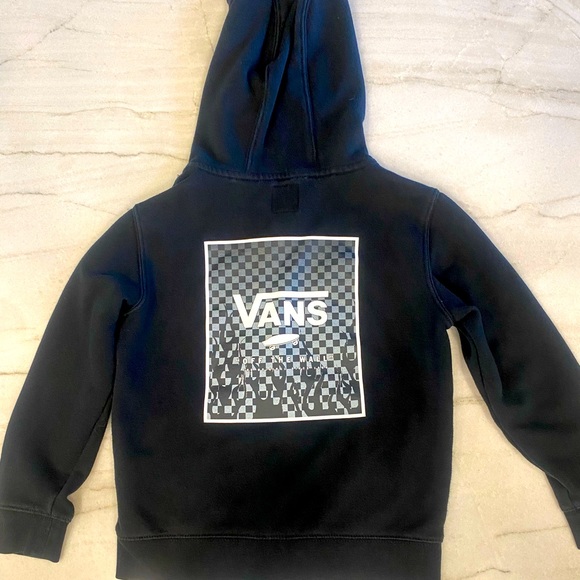Vans zip up hoodie size 6 - Picture 2 of 3